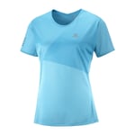 Salomon Sense Tee Women Ljus turkosblå XS - Fri frakt