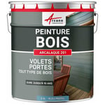 Peinture Bois Extérieur - Peinture portails, bardage, abri et mobilier de jardin... : arcalaque 201 - 2.5 l Bleu Pastel - ral 5024 Arcane Industries