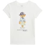 Ralph Lauren Logo T-shirt Deckwash White | Vit | 130-134 cm