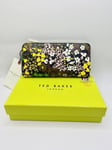 Ted Baker Ditsy Printed Large Zip Purse DITSIEL in Black