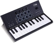 Carry-on FC-25 Folding Midi Over USB Keyboard Controller 25 key 8 Backlit Drum Pads Inc Cubase LE OEM & Cubase LE OEM IOS DAW Software