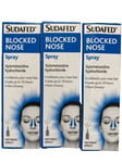 SUDAFED Blocked Spray Unblocks Nose Fast Lasts For 10hrs 10ml X 3