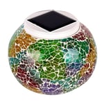 Solar Mosaic Glass Led Decorative Table Light View Night Lamp No.2