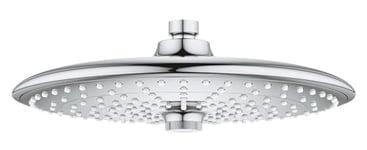 Grohe Vitalio Joy 260 Systems-Shower Head | 3 Jet Types, Chrome | 26462000, Silver, Ø260mm