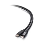 C2G 10ft (3m) USB-C Male to Lightning Male Sync and Charging Cable - Black - Lightning-kabel - Lightning / USB - 3.05 m