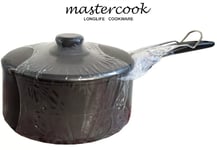 23Cm MASTER COOK 3PC DEEP FAT FRYER SET NON-STICK CHIP PAN POT+ LID & BASKET UK