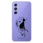 Coque galaxy A14 5G chat astro lune