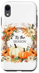 Coque pour iPhone XR Tis The Season Thanksgiving Harvest Autumn Christian Faith