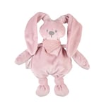 Nattou Peluche Lapin, Compagnon de Route dès la Naissance, env. 36 cm, Brille dans Le Noir, Polyester/Jersey de Coton, Lapidou, Rose