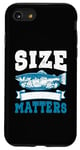 iPhone SE (2020) / 7 / 8 Cool Fun Fish Fishing Fishermen Dad Size Matters Case