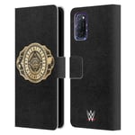 OFFICIAL WWE TITLE BELTS LEATHER BOOK WALLET CASE FOR OPPO PHONES