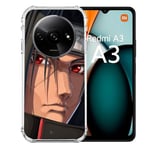 Cokitec Coque Renforcée pour Xiaomi Redmi A3 Manga Naruto Itachi Visage