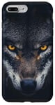 iPhone 7 Plus/8 Plus Wolf Lovers Black Wolf Wild Animal Lovers Wolf Illustration Case