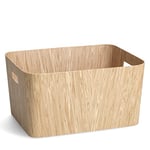 Zeller 14432 Boîte de rangement en carton Motif bois Env. 39,5 x 30,5 x 20,3 cm