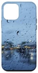 Coque pour iPhone 12 mini Bleu azule | Pluie - PanfurWare LLC