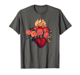 Immaculate Heart of Mary Vintage Blessed Catholic Art T-Shirt