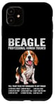 Coque pour iPhone 11 Beagle Professional Human Trainer Funny Beagle Dog Lovers