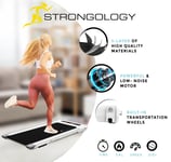 Strongology MOTIONIC Home/Office 1-8km/h Quiet 2.5HP Slim Bluetooth Treadmill