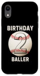 iPhone XR It's My 2nd Birthday Baseball 2 Year Old Boy Girl Case