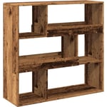 Vidaxl - Bibliothèque/Séparateur de pièce vieux bois 100x33x94,5 cm Old wood