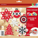 DTM Kit d'activité perles à repasser, 1000 assorties, 1 plaque, 5 modèles, thèmes Noël