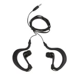 Ecouteurs sport waterproof Earhook 3.5mm - Noir - Casque intra-auriculaire - IPX8