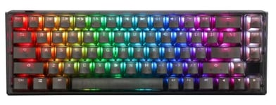 Ducky One 3 Aura Black SF Gaming Tastatur, RGB LED - MX-Silent-Red (US)