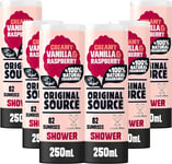 Original Source Vanilla & Raspberry Shower Gel, 100 Percent Natural Fragrance, 6