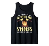 I'm A Campfire And S'mores Type Of Girl Campsite Fun - Tank Top