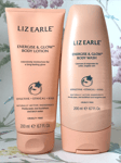 Liz Earle Energise And Glow Body Wash Shower Gel & Body Lotion Set ~ 2 x 200ml