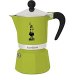 Cafetière italienne - BIALETTI - RAINBOW - 6 tasses - 0,30 L - Vert