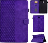 Coque Pour Samsung Galaxy Tab A 10.1 2016 (A6) Housse Sm-T580/T585, Housse De Protection En Cuir Pu Étui Case Tablette Étui Smart Cover Avec Réveil/Veille Auto Pour Galaxy Tab A6 10.1 Pouces, Violet