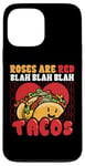 iPhone 13 Pro Max Funny Valentines Day Roses Are Red Blah Taco Lover Foodie Case