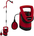 Einhell Pompe multifonctions évacuation et collecteur d'eau de pluie GE-SP 3046 RB (300 W, Hauteur de refoulement 11 m, Câble d‘alimentation 10 m, Corps en PVC résistant aux chocs )