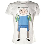 Adventure Time Finn Print T Shirt Mens White