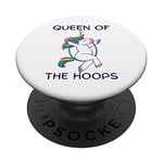 Cerceau aérien, tenue de la reine des cerceaux avec une jolie licorne PopSockets PopGrip Interchangeable