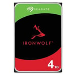 4TB Seagate IronWolf ST4000VN006 NAS Hard Drive, 3.5" HDD, SATA III 6Gb/s, 5400r