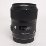 Sigma Used 35mm f/1.4 DG HSM Art Lens Canon EF