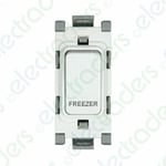 Deta G3558 Grid Switch 20 Amp Double Pole Marked 'freezer' (white)