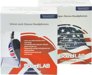 Stereo head-phones Stars and stripes padded cup  iPod MP3 US flag 3.5mm