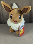 Pokemon Eevee Soft Plush Toy 8" - Brand New with Tags - Jazwares Creatures