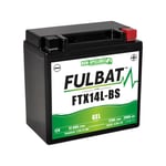 Fulbat - Batterie gel sla FTX14L-BS gel 12V 12AH 200 amps 150x87x145 + Droite