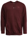 Puma Mens Distressed Pullover Jumper Sweatshirt Hoody Hoodie Wine 575306 01 A17E - Burgundy Textile - Size Medium