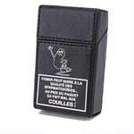 Etui Boite en Cuir Paquet De Cigarette Noir Humour Zoide