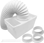 NEW Vent Hose Condenser Kit With 3 X Adapters For White Knight Tumble Dryer 1.2