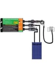 Onduleur Solaire pour Raccordement au Reseau, MPPT Onde Sinusoidale Pure, Entr¿¿e DC26V-46V, Sortie AC180-260V, 500W pour Panneau de 36V, Station d'?nergie de Balcon