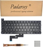 Español Teclado de rechange espagnol compatible avec MacBook Pro 13" A2338 2020 2022 Année Clavier + vis + tournevis