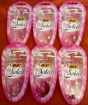 BIC Miss Soleil Women's Disposable Razors - Bundle of 6 Packs of 4