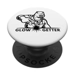 GLOW GETTER - Welding Humor Arc Mig Tig Stick Flux Torch PopSockets Adhesive PopGrip