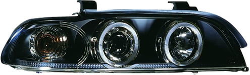 Strålkastarpaket BMW 5-Serie E39 1996-2003 - Svart - inkl. Angel-Eyes - BMW - E39, M5 e39